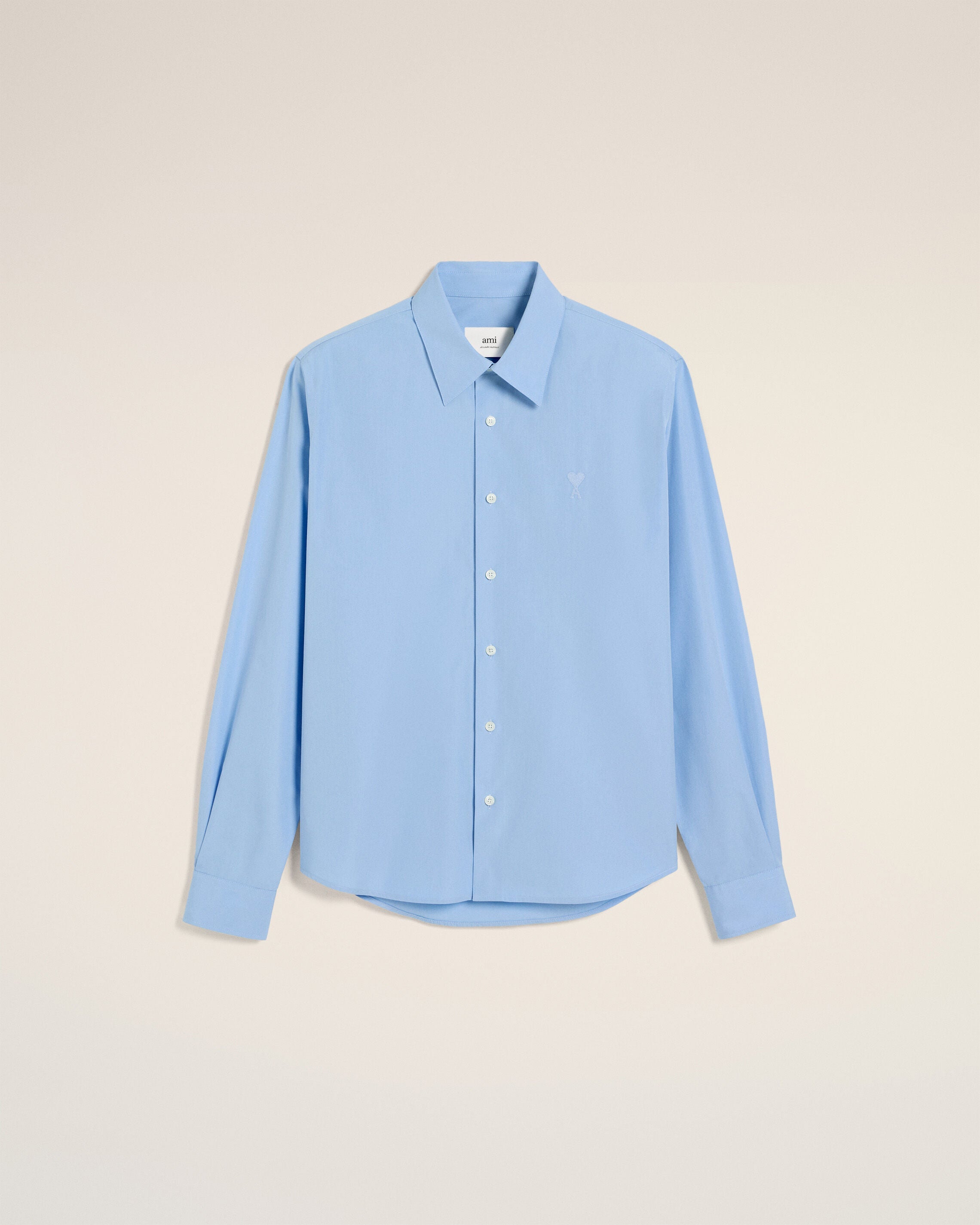 Blue Cotton Ami de Coeur Classic Shirt