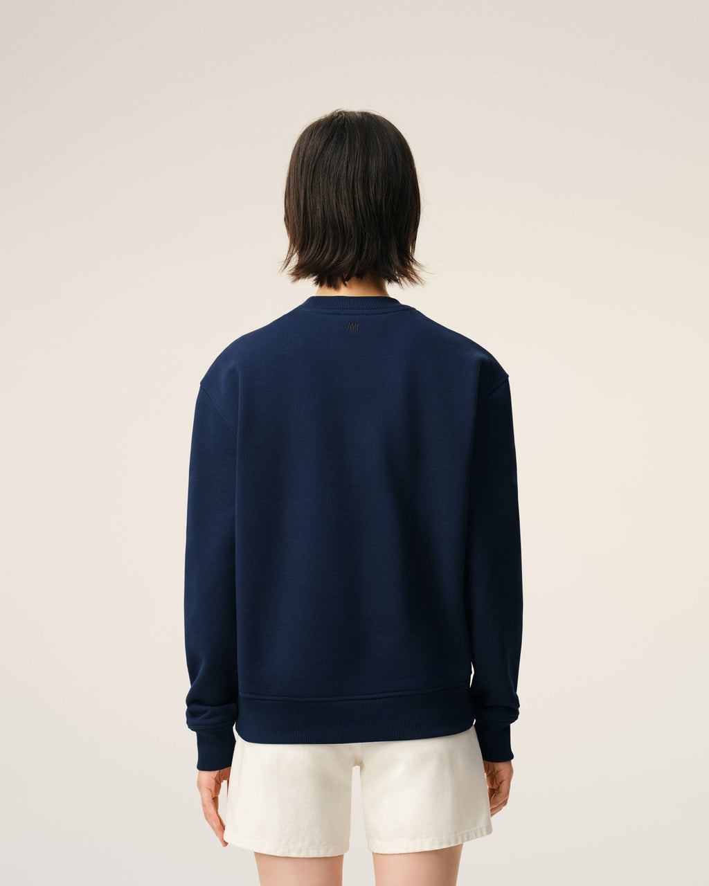 Blue Cotton Red Ami De Coeur Sweatshirt
