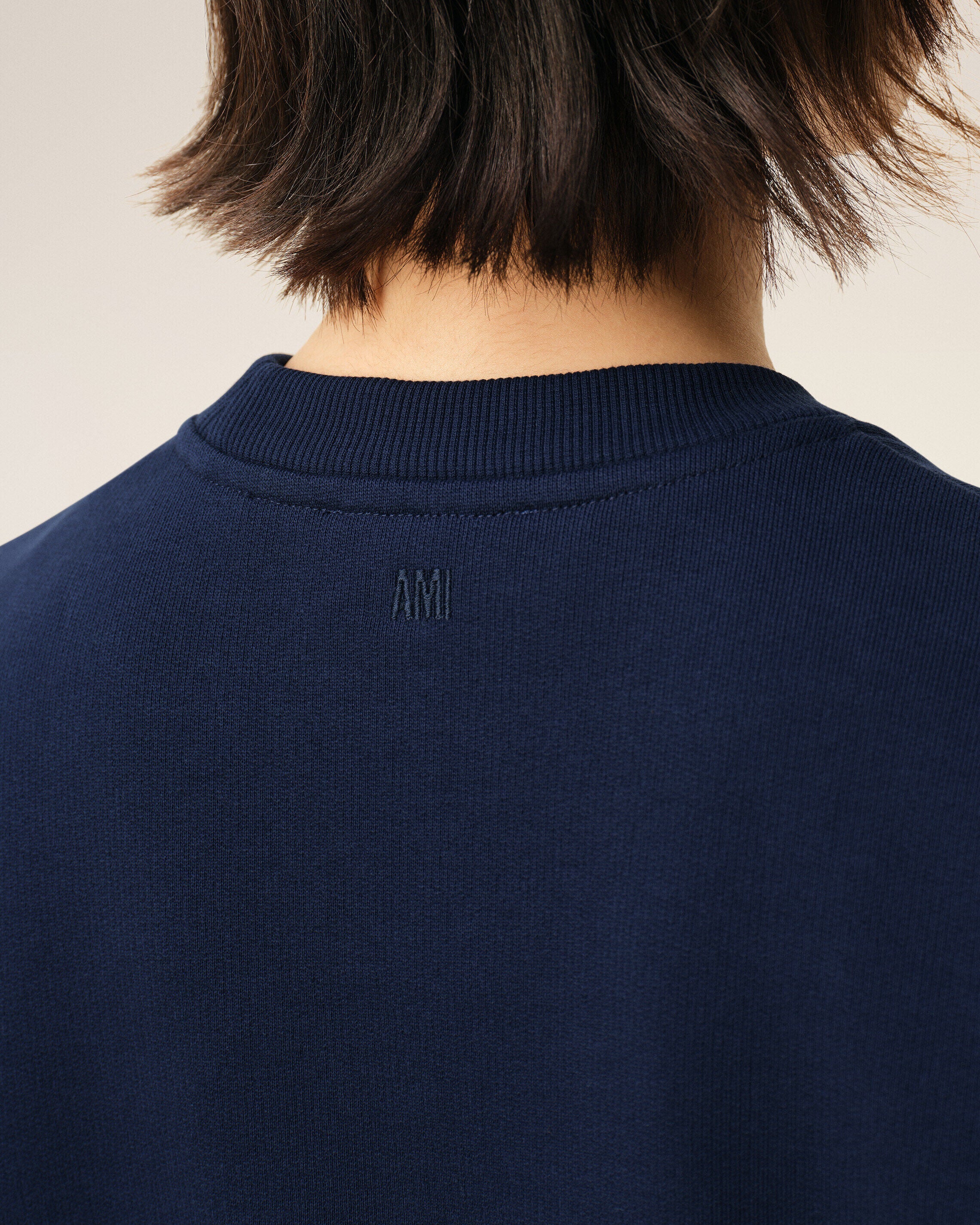 Blue Cotton Red Ami De Coeur Sweatshirt