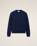 Blue Cotton Red Ami De Coeur Sweatshirt