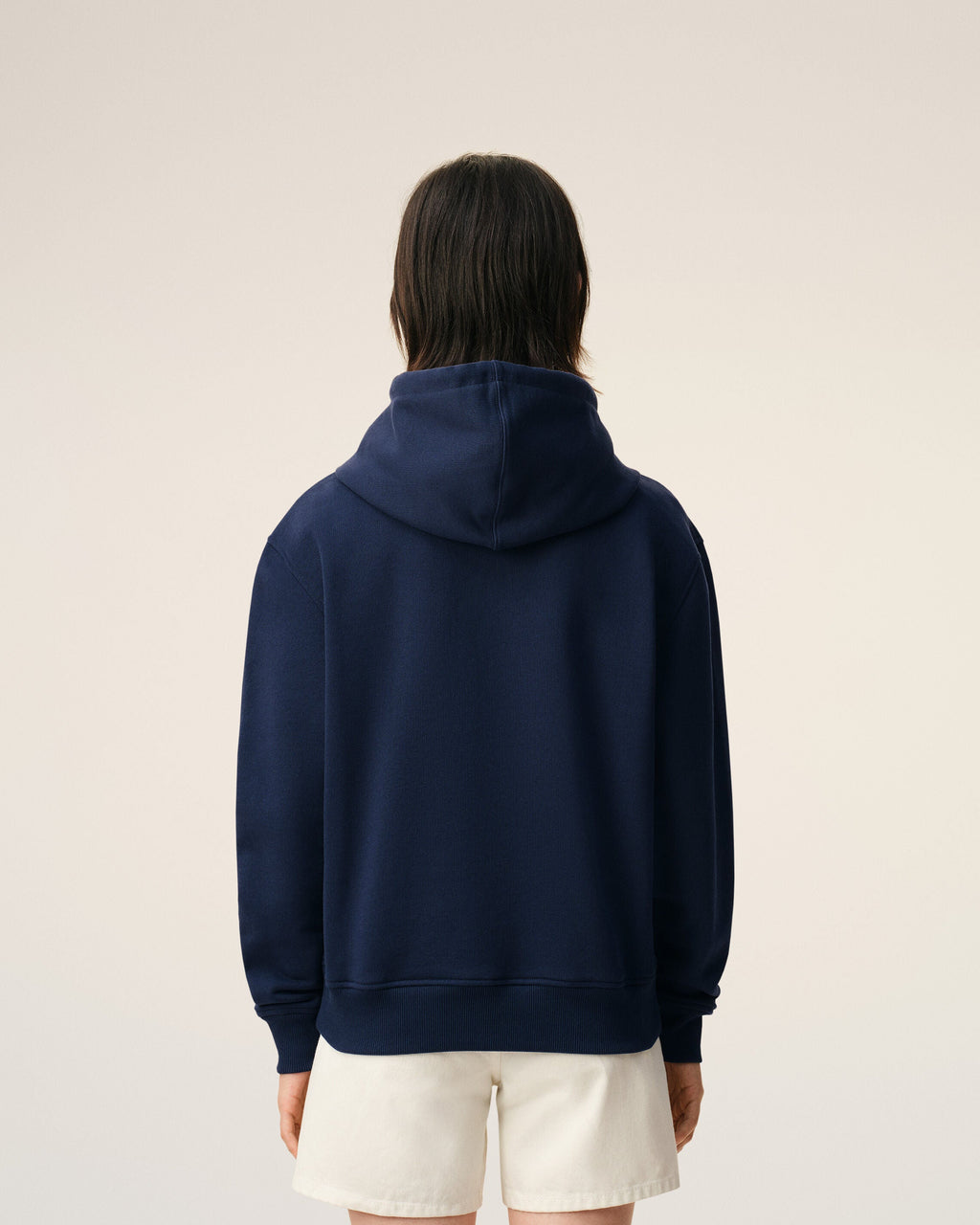 Blue Cotton Red Ami De Coeur Hoodie