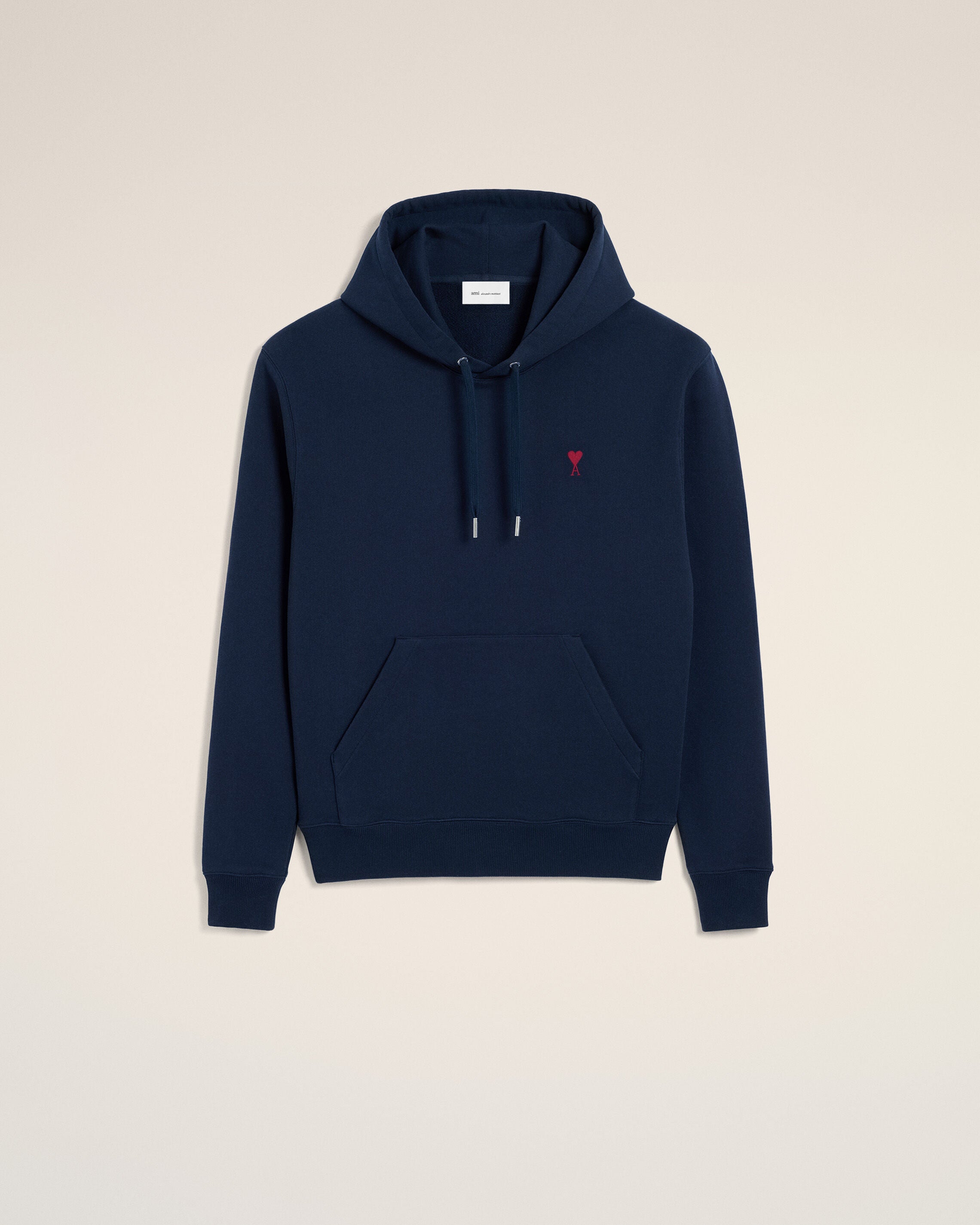 Blue Cotton Red Ami De Coeur Hoodie