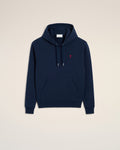 Blue Cotton Red Ami De Coeur Hoodie