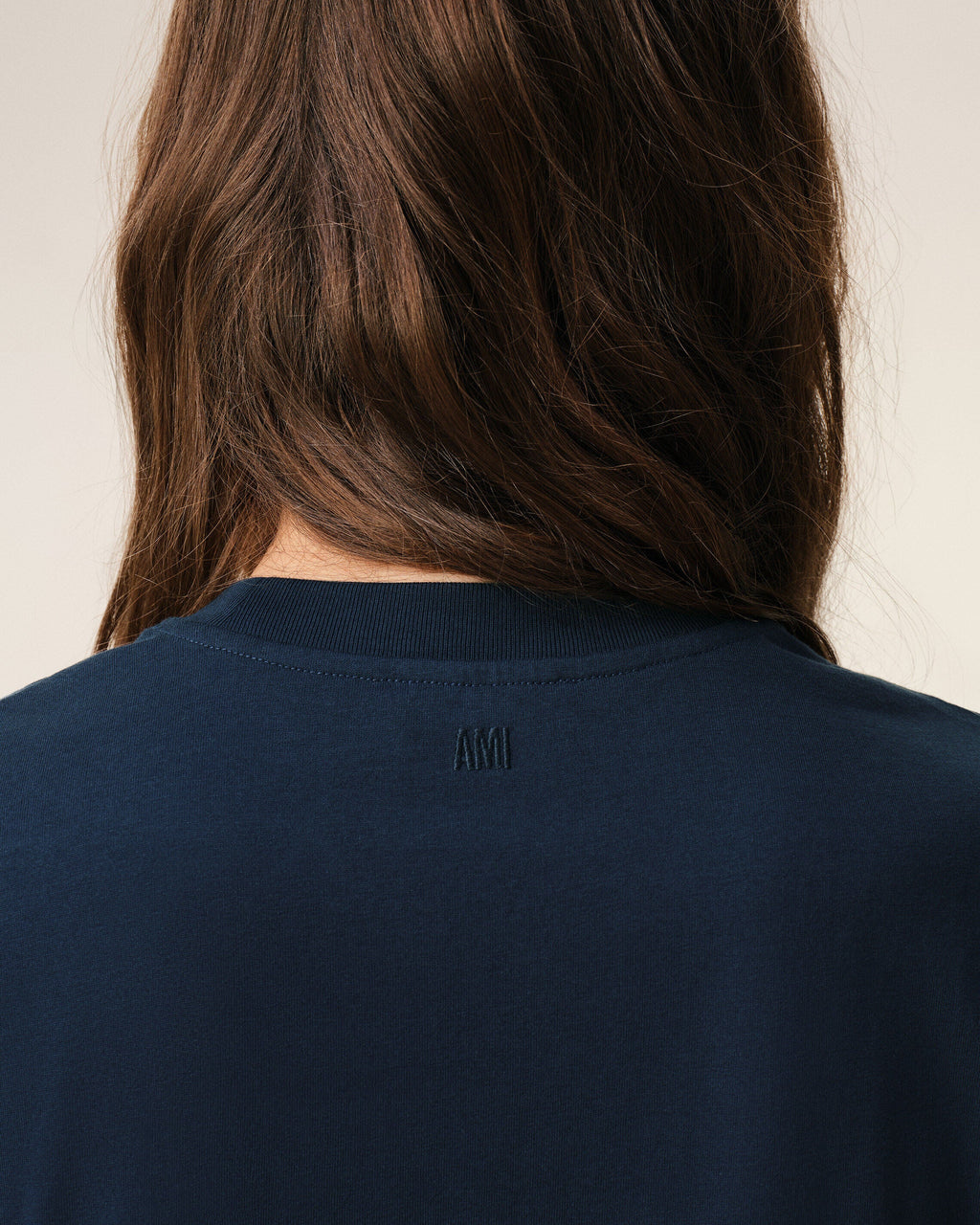 Blue Cotton Red Ami De Coeur Tshirt