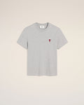 Grey Cotton Ami de Coeur T-Shirt