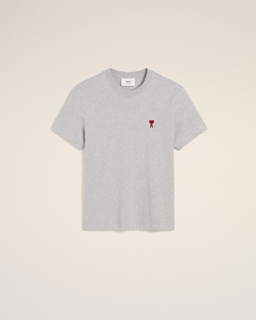 Grey Cotton Ami de Coeur T-Shirt