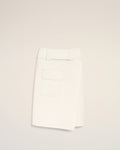 White Cotton Wrap Skirt