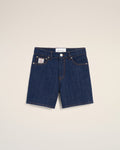 Blue Cotton Ami Paris Heritage Label Shorts