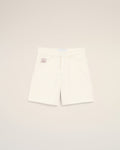White Cotton Shorts With Ami Paris Heritage Label