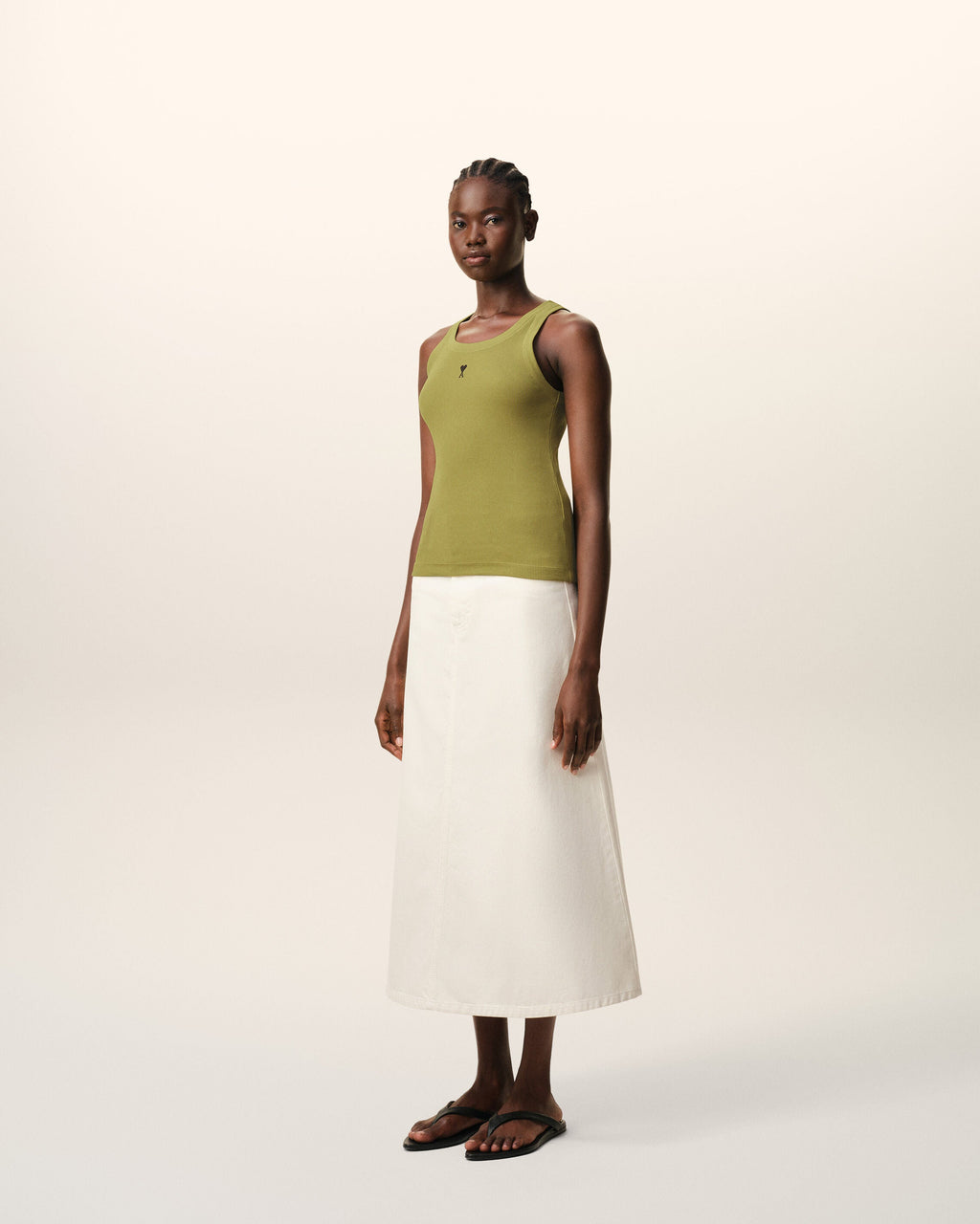 Green Cotton Ami De Coeur Tanktop
