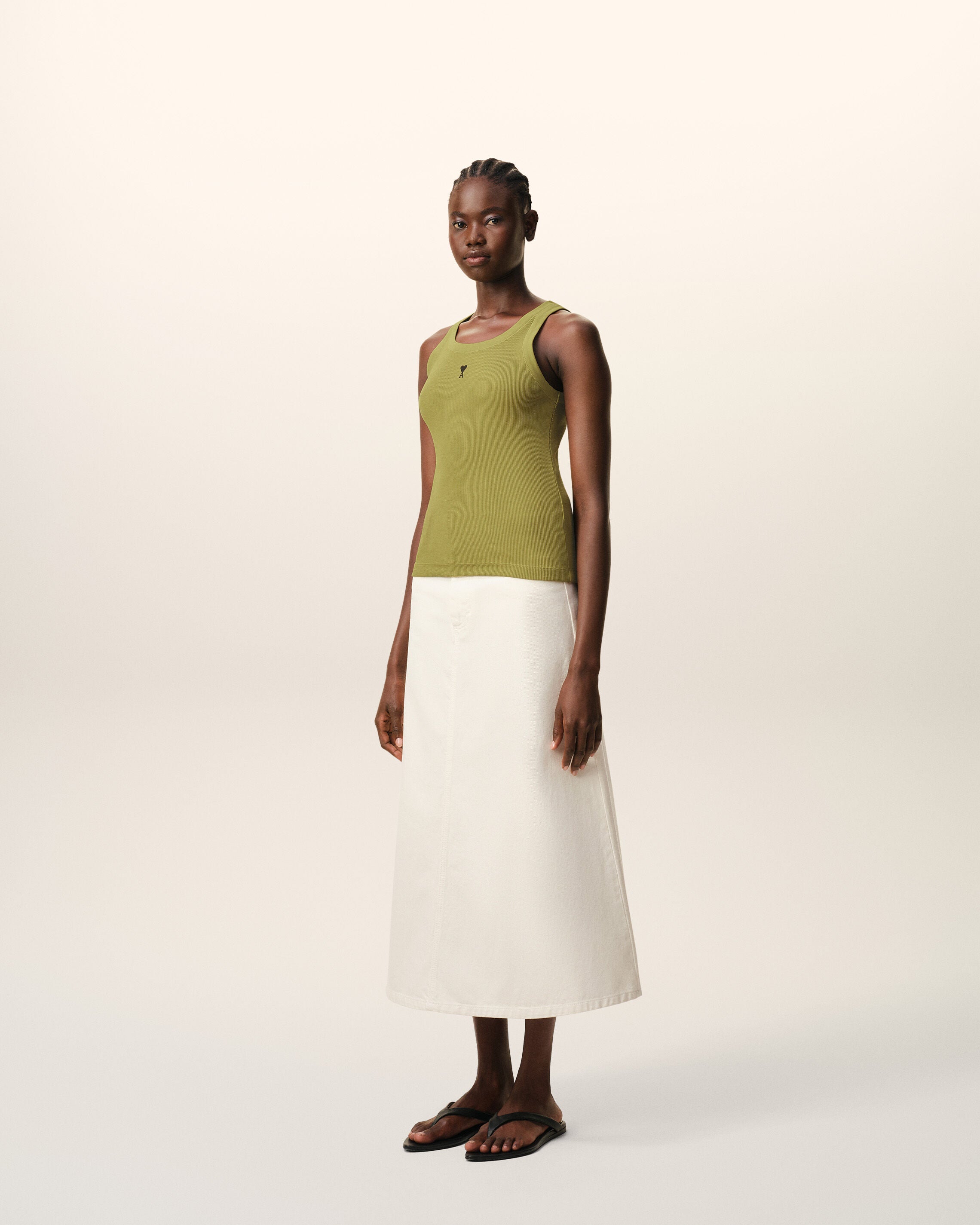 Green Cotton Ami De Coeur Tanktop
