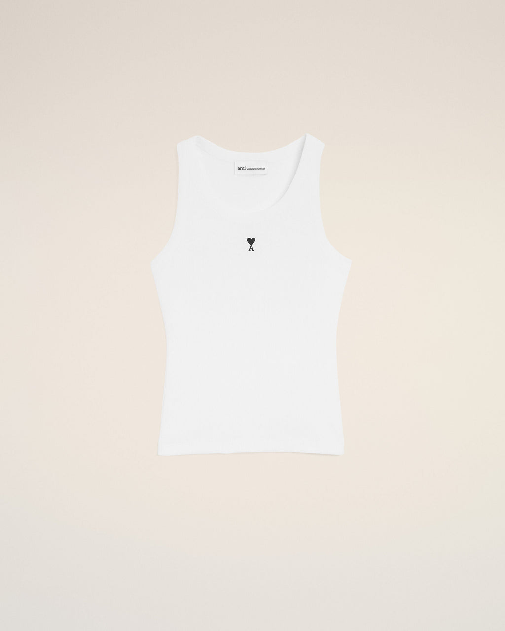 White Cotton Ami De Coeur Tanktop