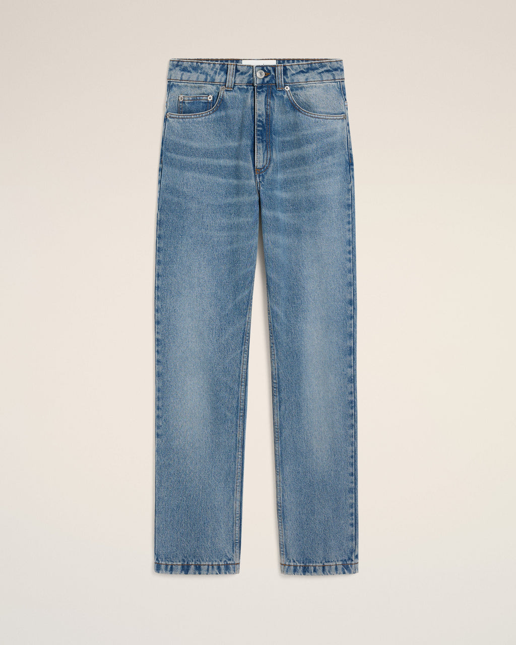 Blue Cotton Classic Fit Jeans