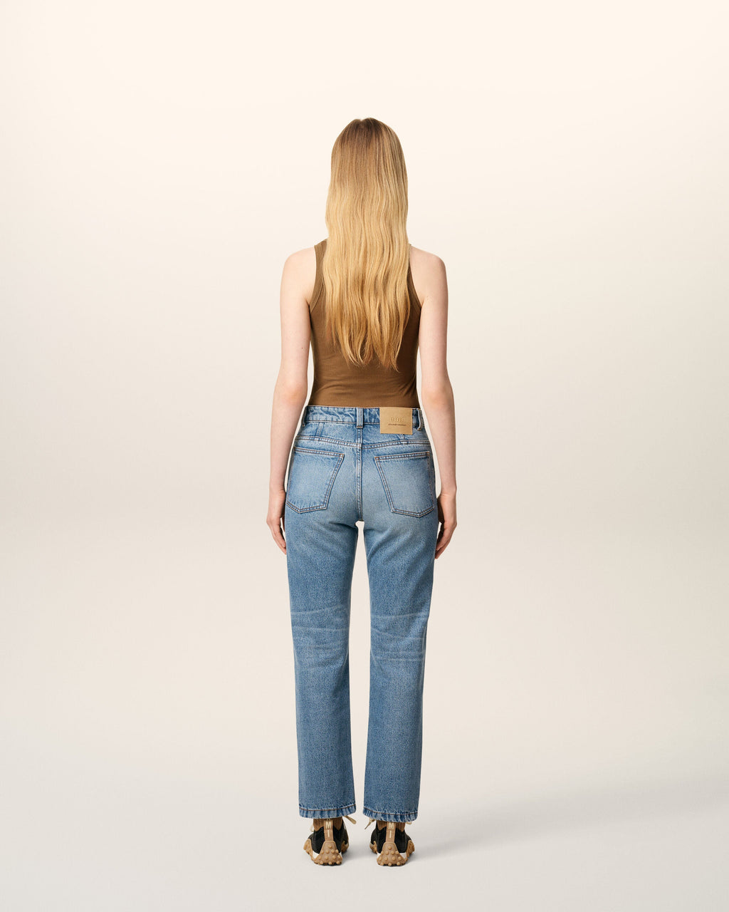 Blue Cotton Classic Fit Jeans
