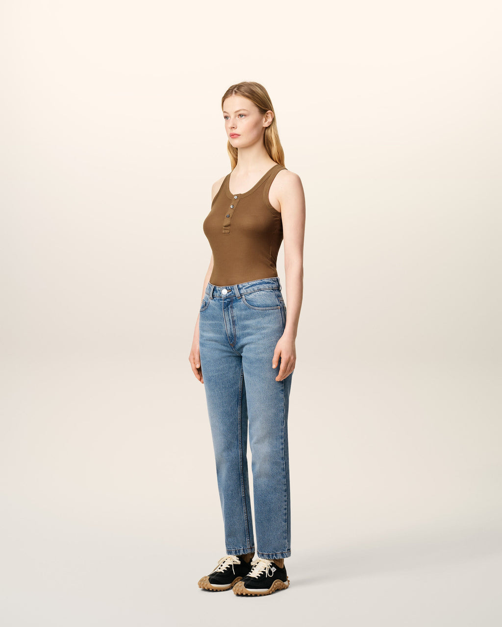 Blue Cotton Classic Fit Jeans