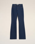 Blue Cotton Bootcut Fit Jeans