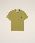 Green Cotton Ami De Coeur Cropped T-shirt