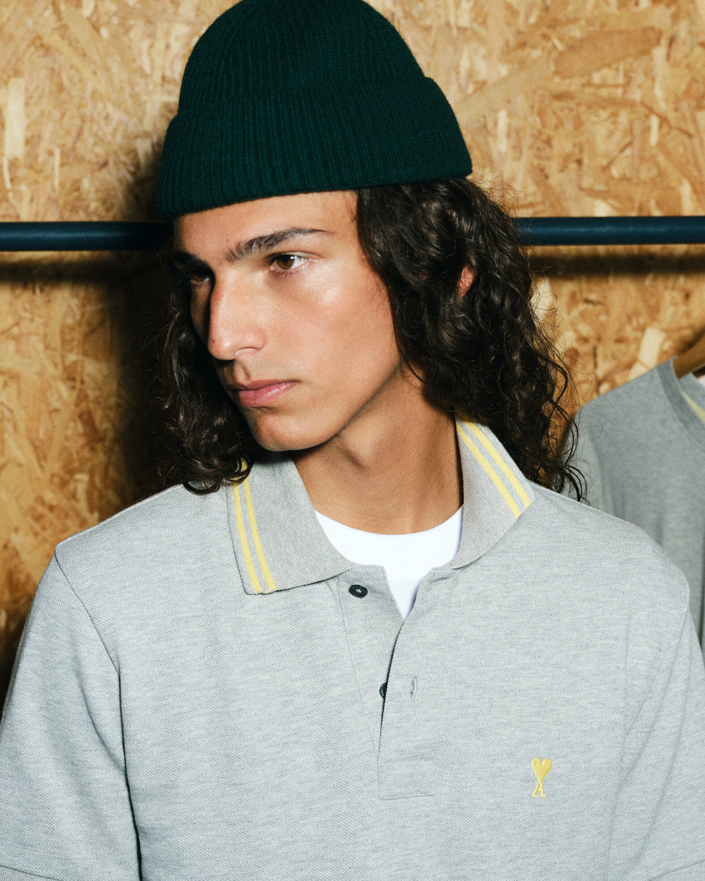 Green Wool Ami De Coeur Beanie