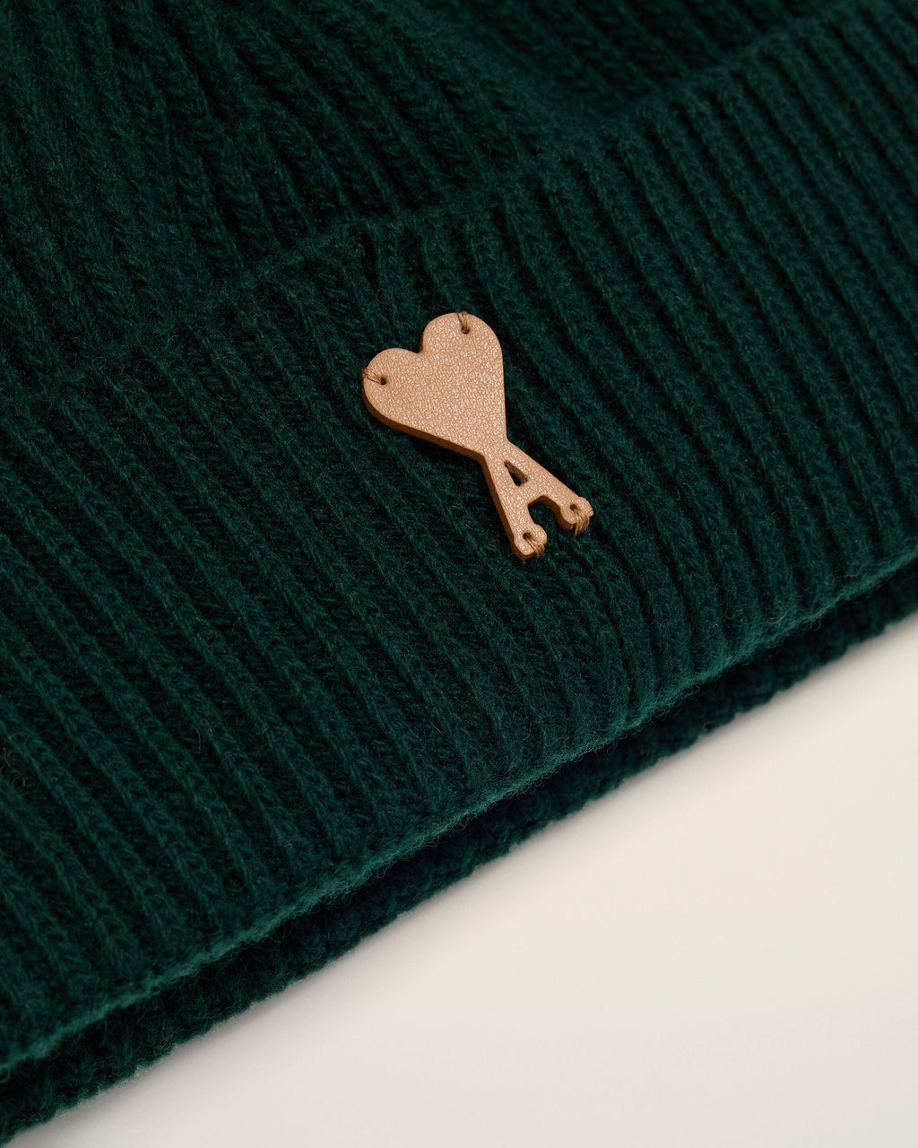 Green Wool Ami De Coeur Beanie