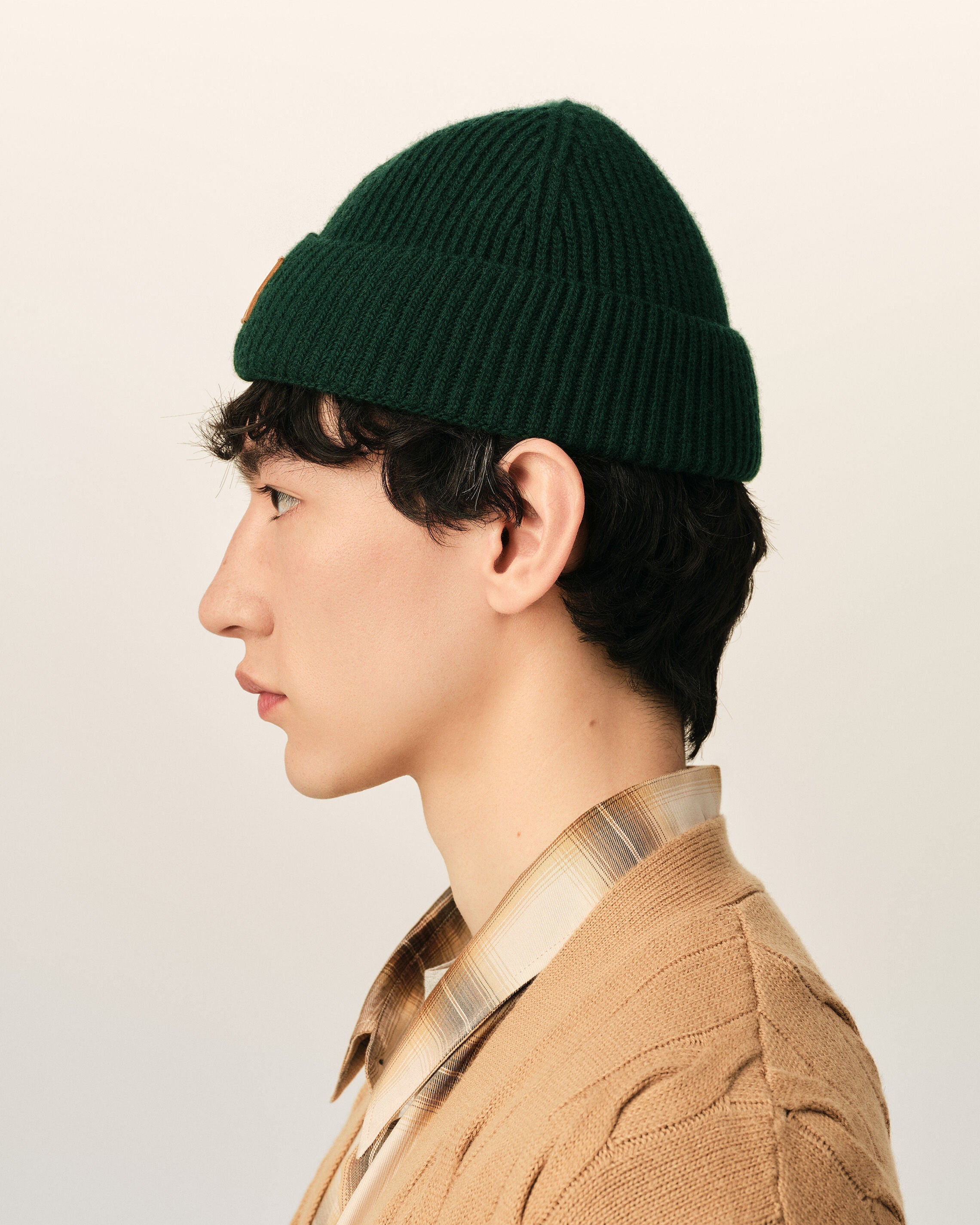 Green Wool Ami De Coeur Beanie