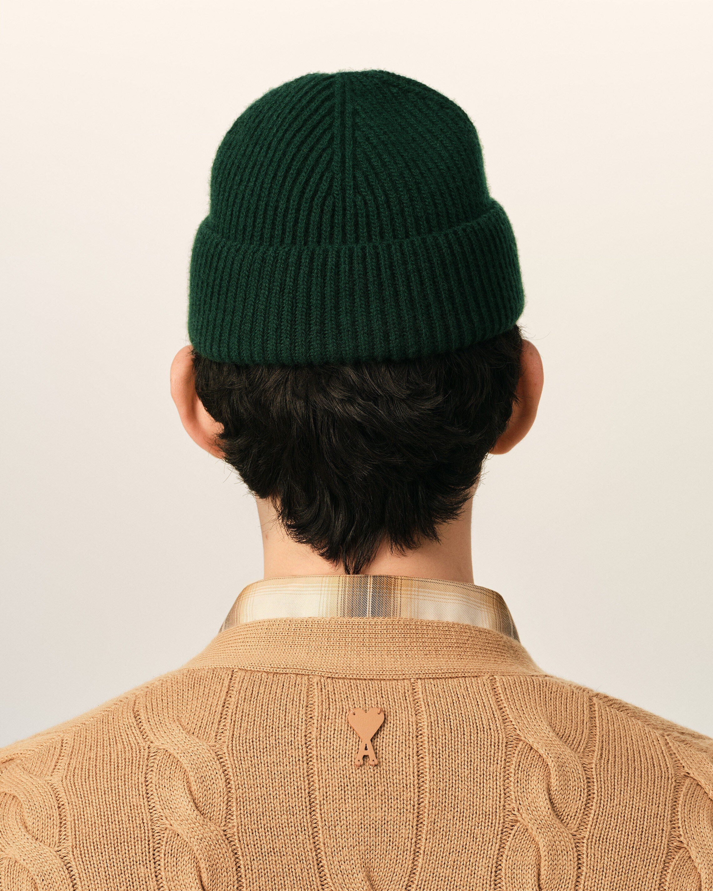 Green Wool Ami De Coeur Beanie