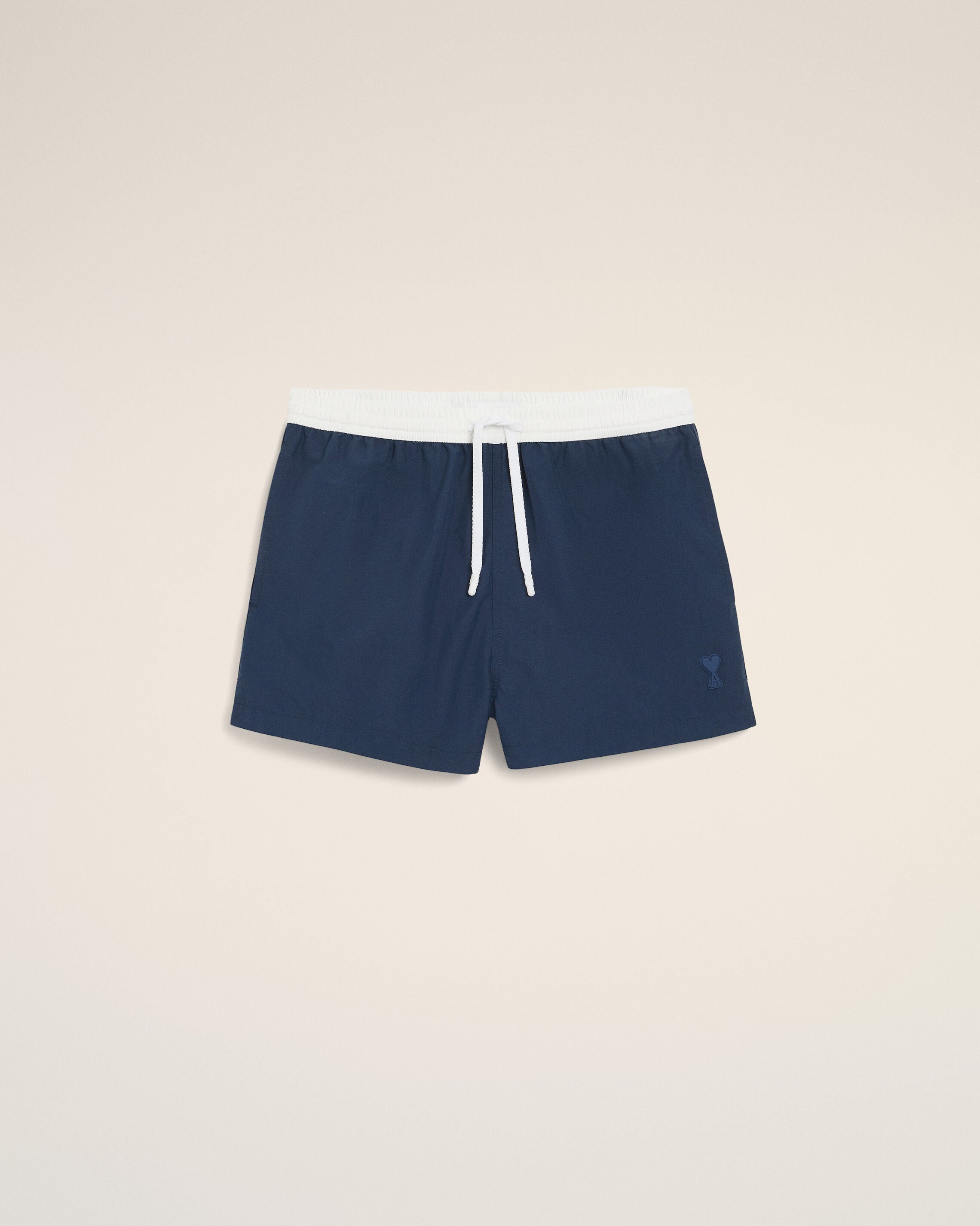 Blue Nylon Short Swimsuit