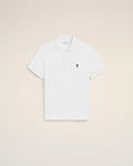 White Cotton Short Sleeves Ami De Coeur Polo Shirt