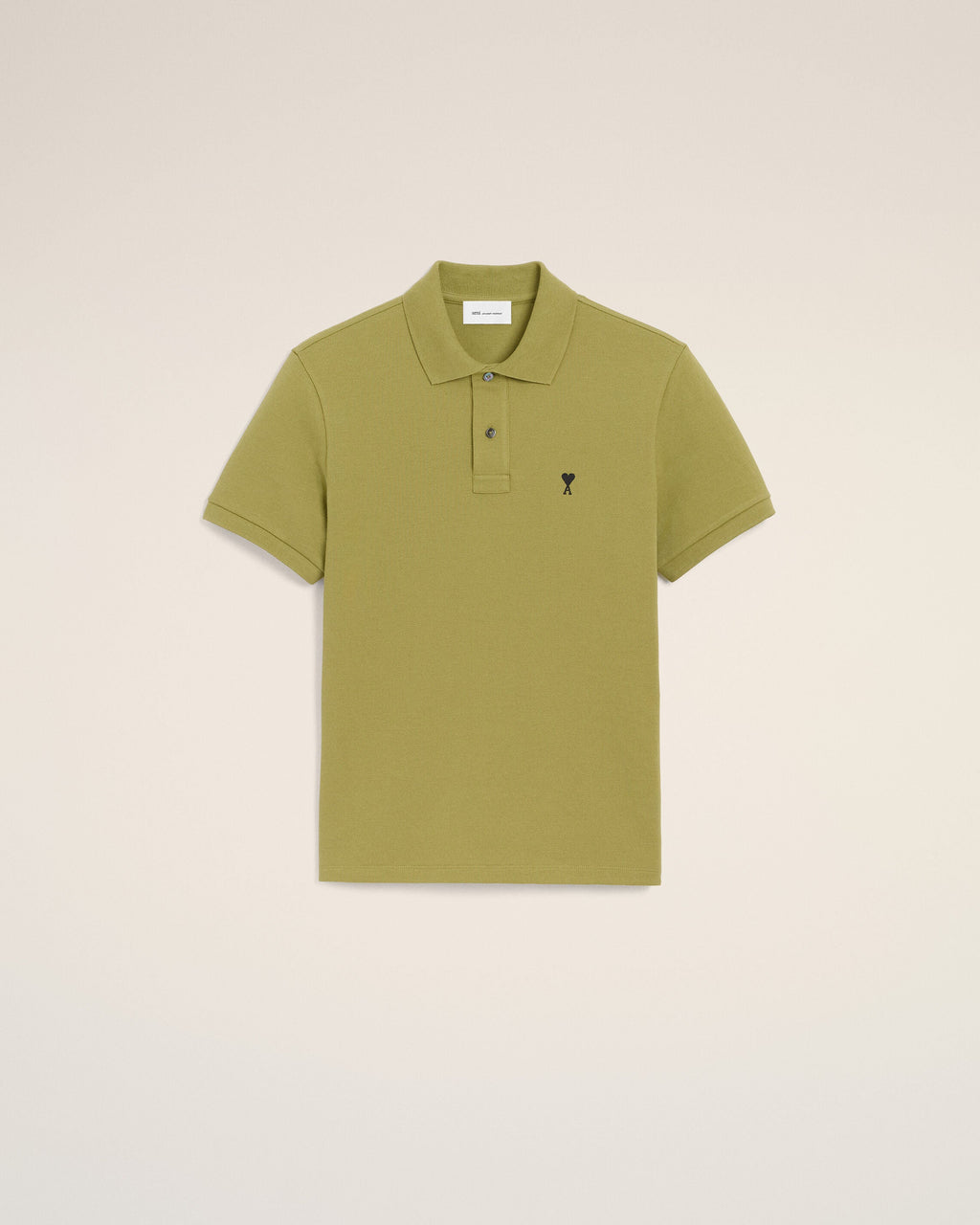 Green Cotton Short Sleeves Ami De Coeur Polo Shirt