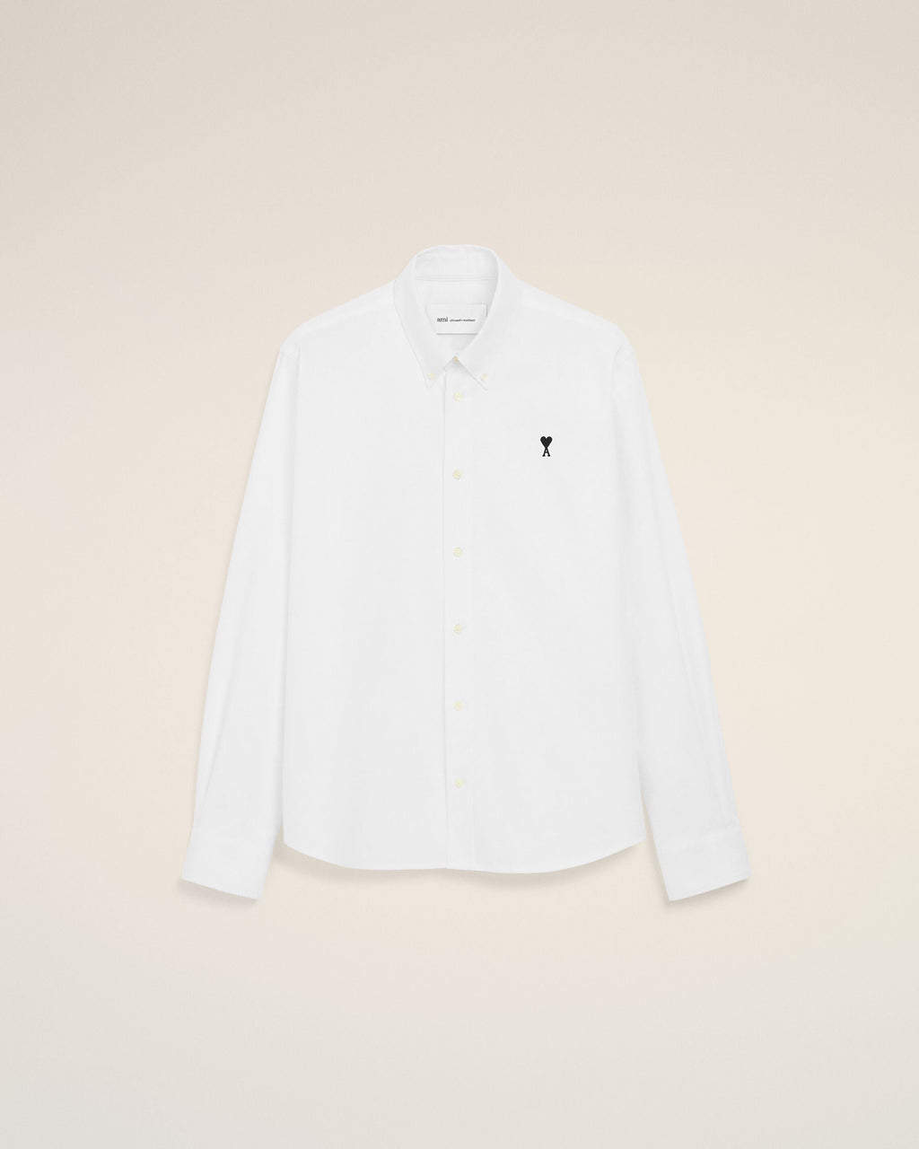 White Cotton Ami De Coeur Oxford Shirt