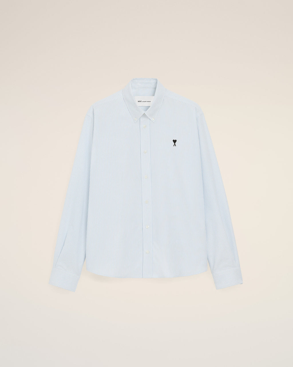 Blue Cotton Ami De Coeur Oxford Shirt