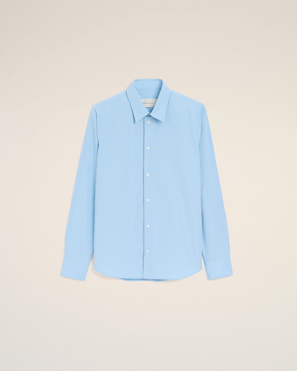 Blue Cotton Tailor Embroidered Ami De Coeur Shirt