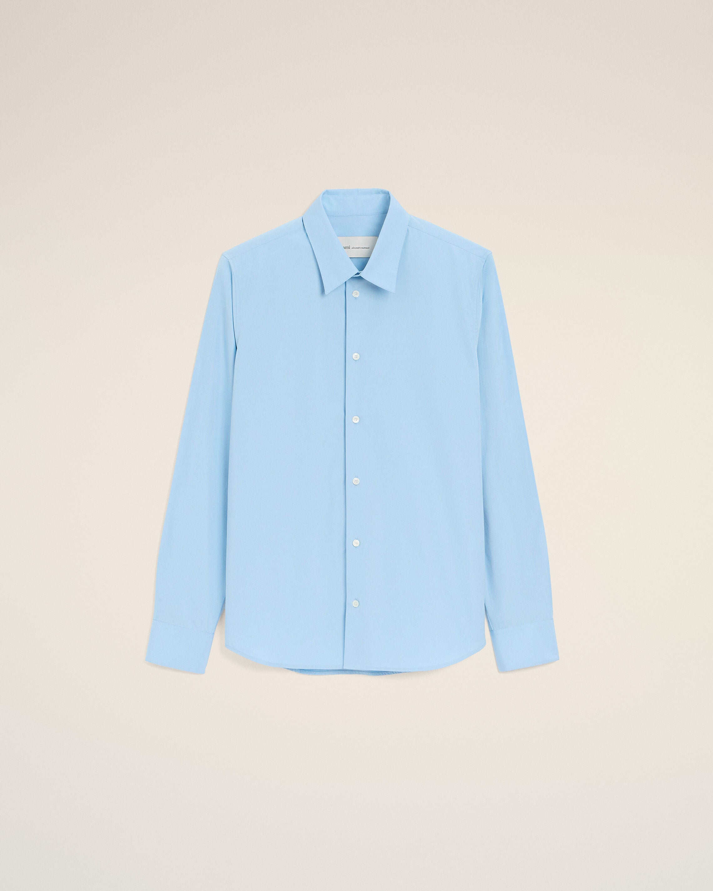 Blue Cotton Tailor Embroidered Ami De Coeur Shirt