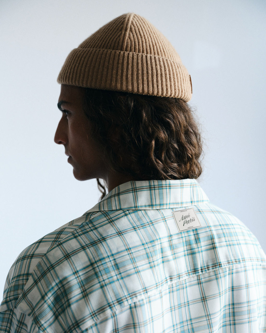 Green Boxy Cotton Checkered Shirt