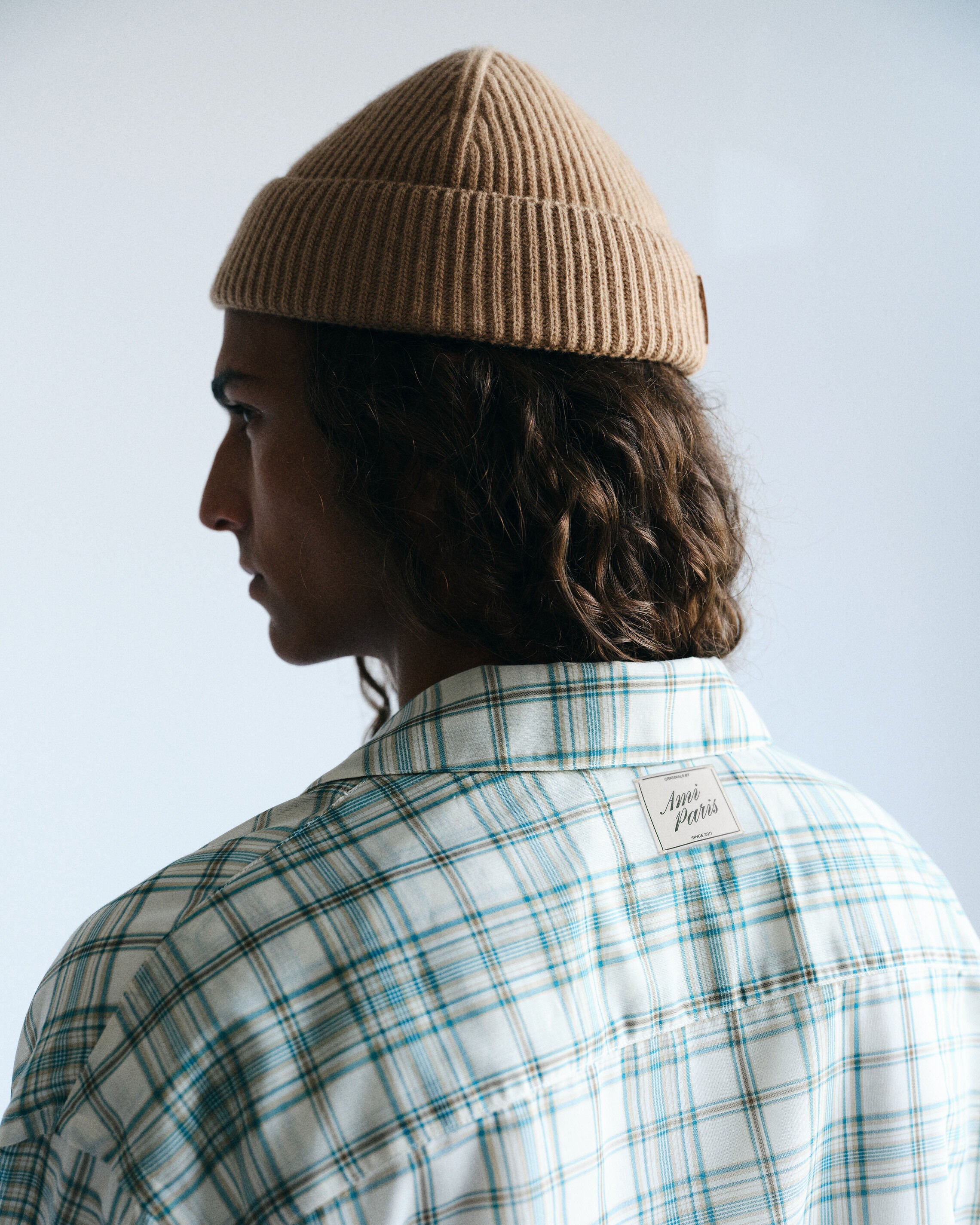 Green Boxy Cotton Checkered Shirt
