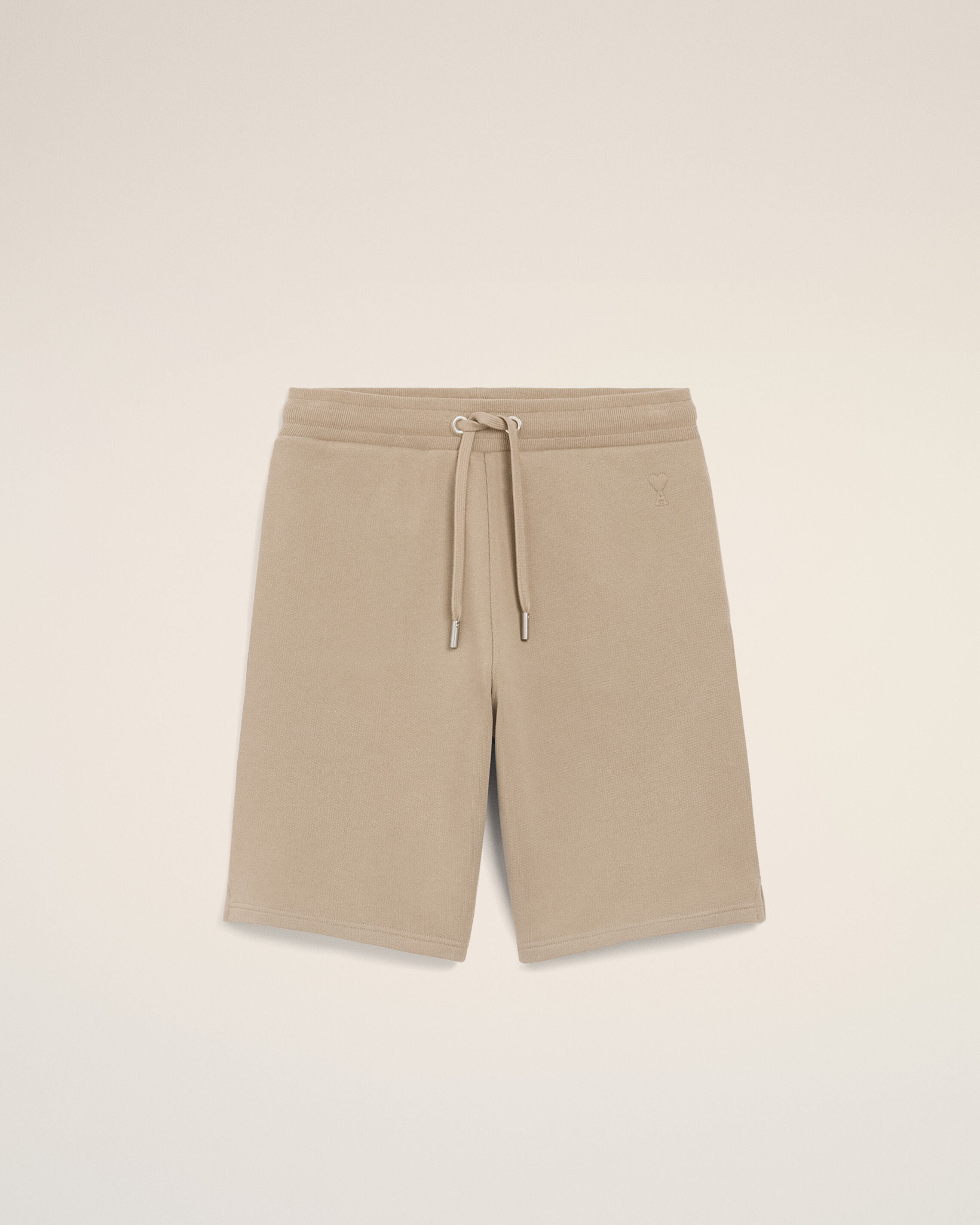 Beige Cotton Ami De Coeur Short