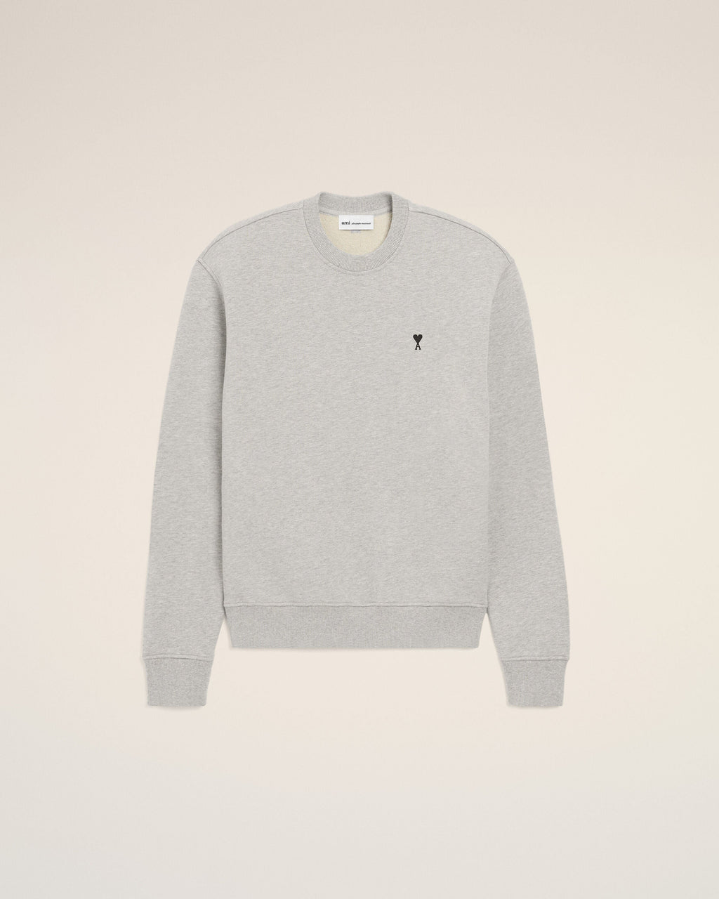 Grey Cotton Contrasted Ami De Coeur Sweatshirt