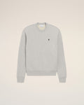 Grey Cotton Contrasted Ami De Coeur Sweatshirt