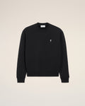 Black Cotton Ami De Coeur Sweatshirt