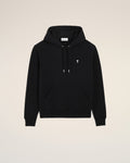 Black Cotton Ami De Coeur Hoodie
