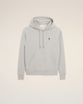 Grey Cotton Contrasted Ami De Coeur Hoodie