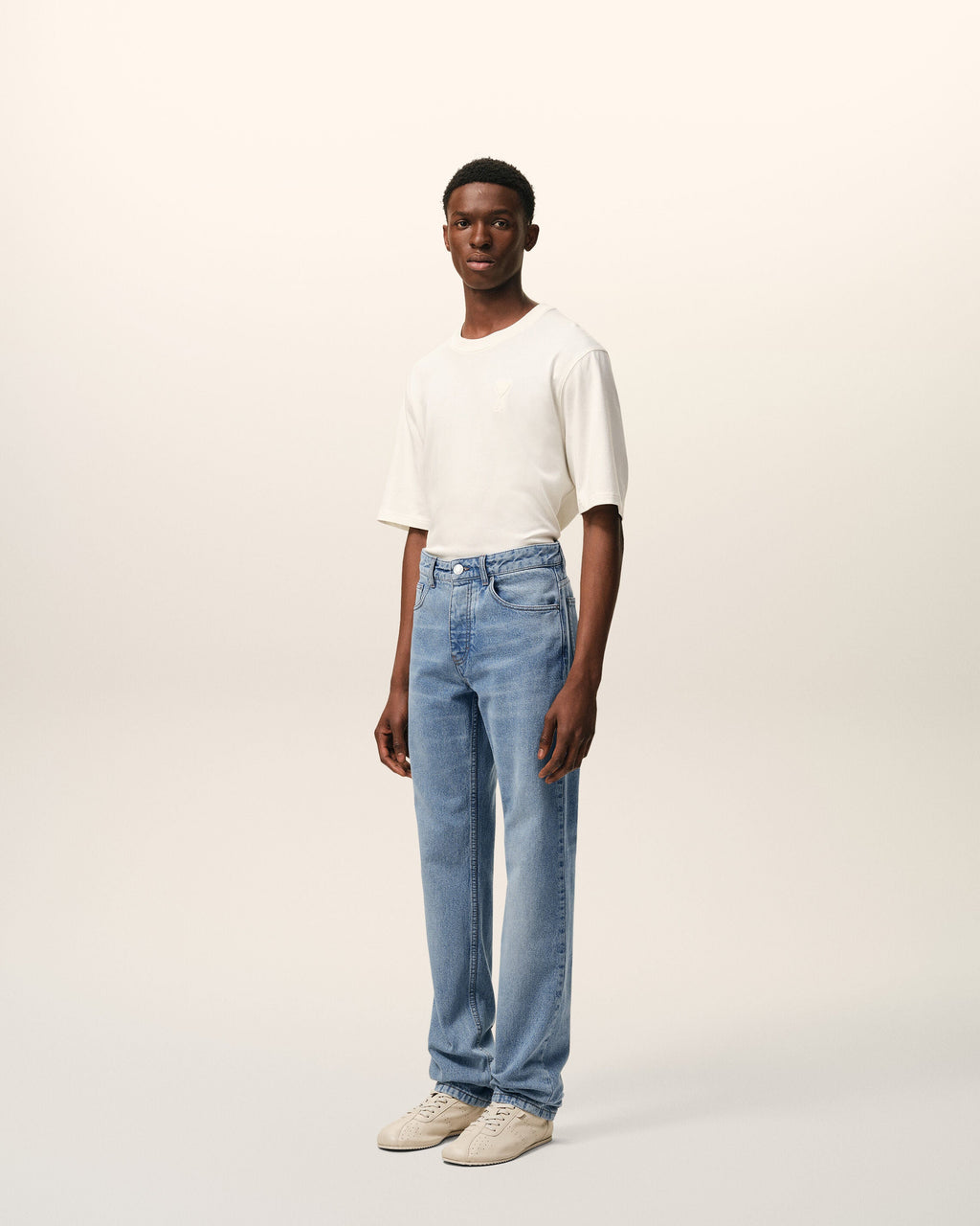 Blue Cotton Classic Fit Jeans