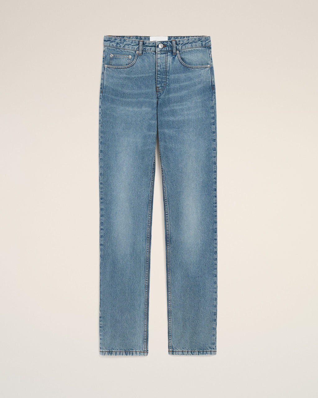 Blue Cotton Classic Fit Jeans