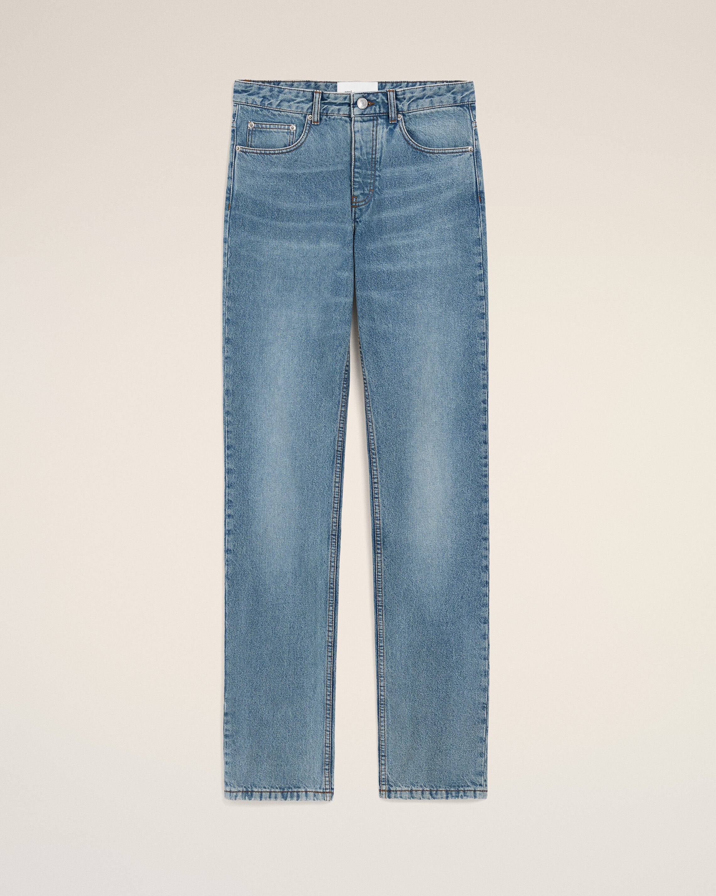 Blue Cotton Classic Fit Jeans
