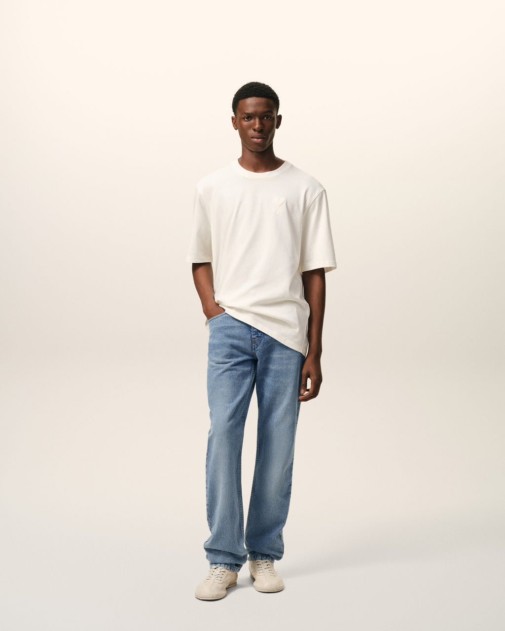 Blue Cotton Classic Fit Jeans