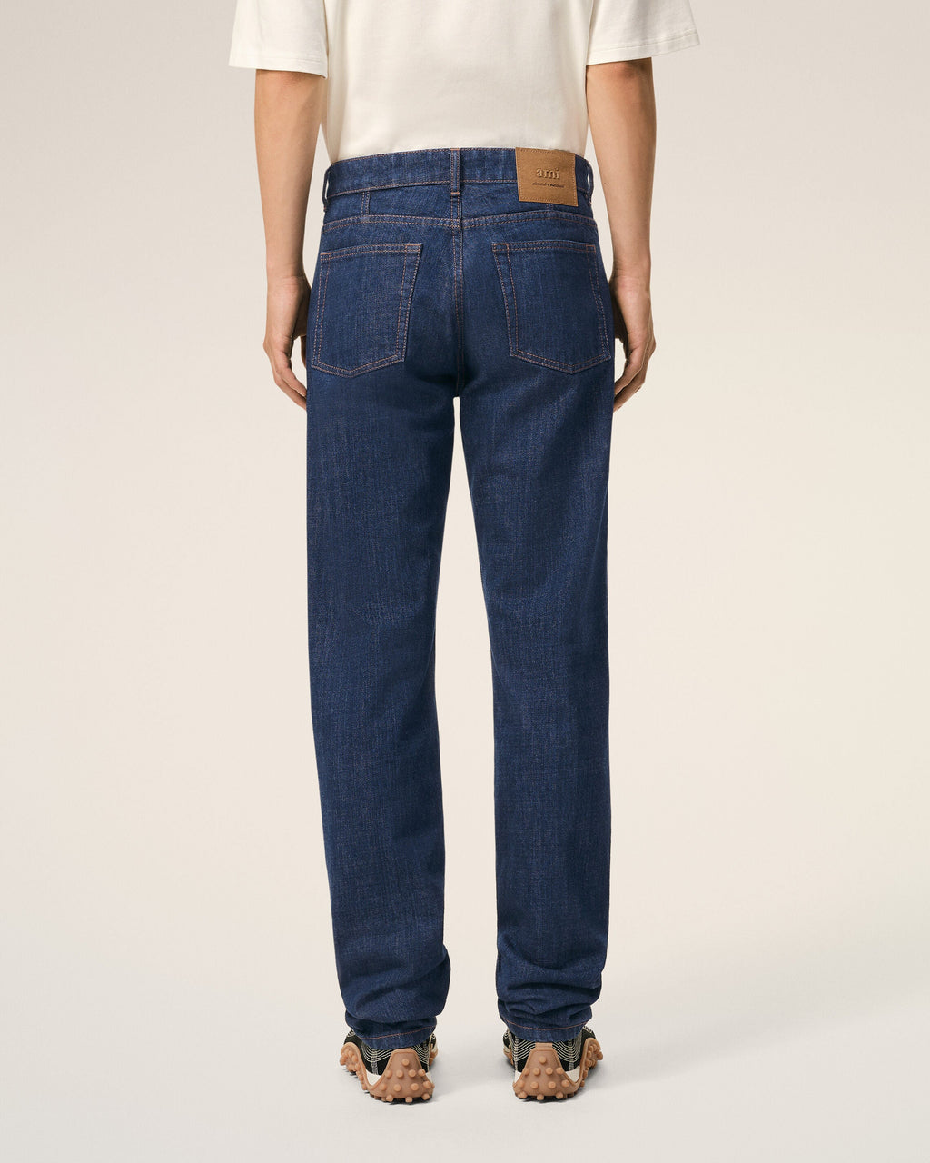 Blue Cotton Classic Fit Jeans