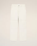 White Cotton Worker Trousers