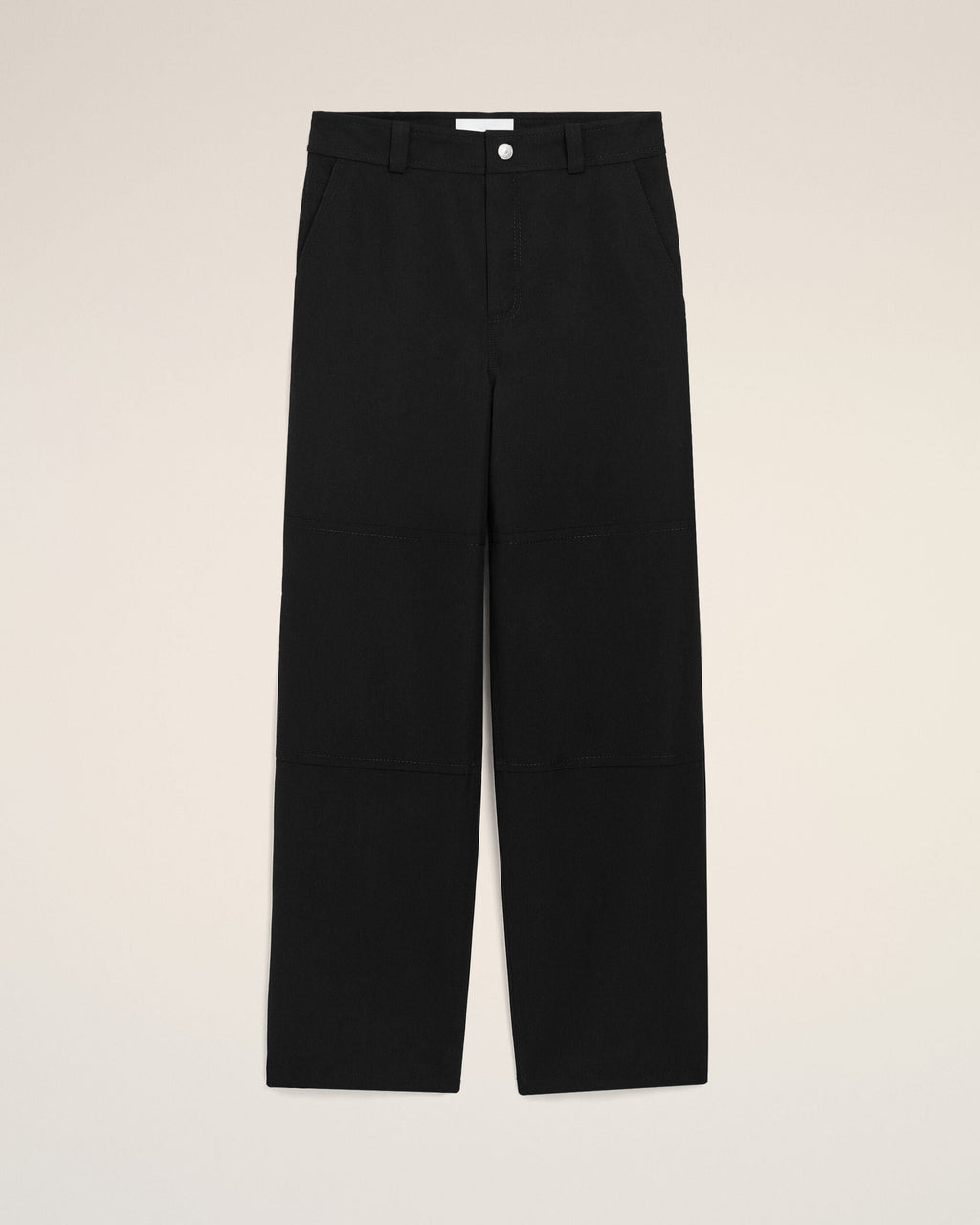 Black New Wool Worker Trousers