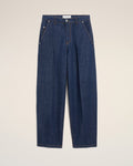 Blue Cotton Balloon Fit Jeans