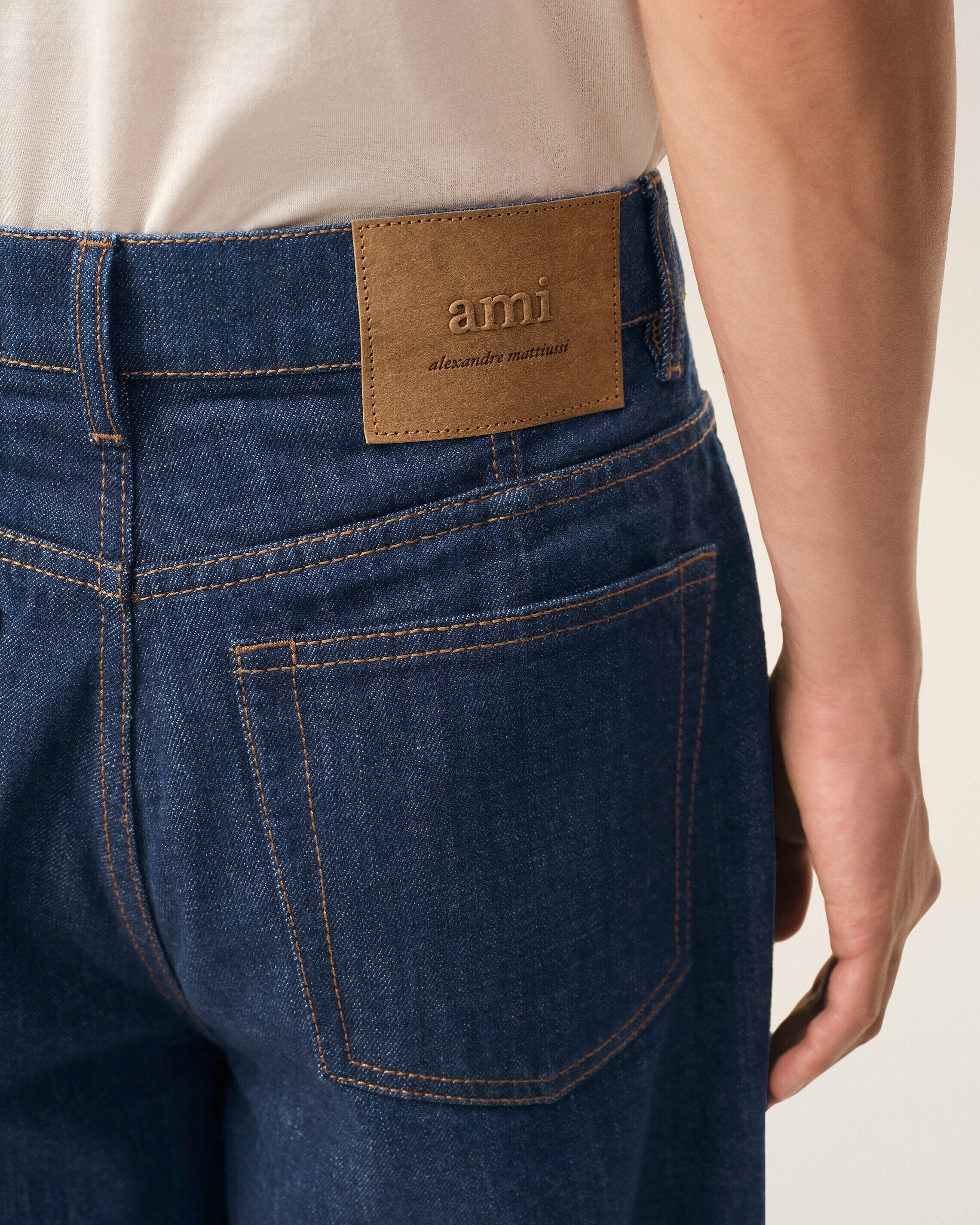 Blue Cotton Balloon Fit Jeans