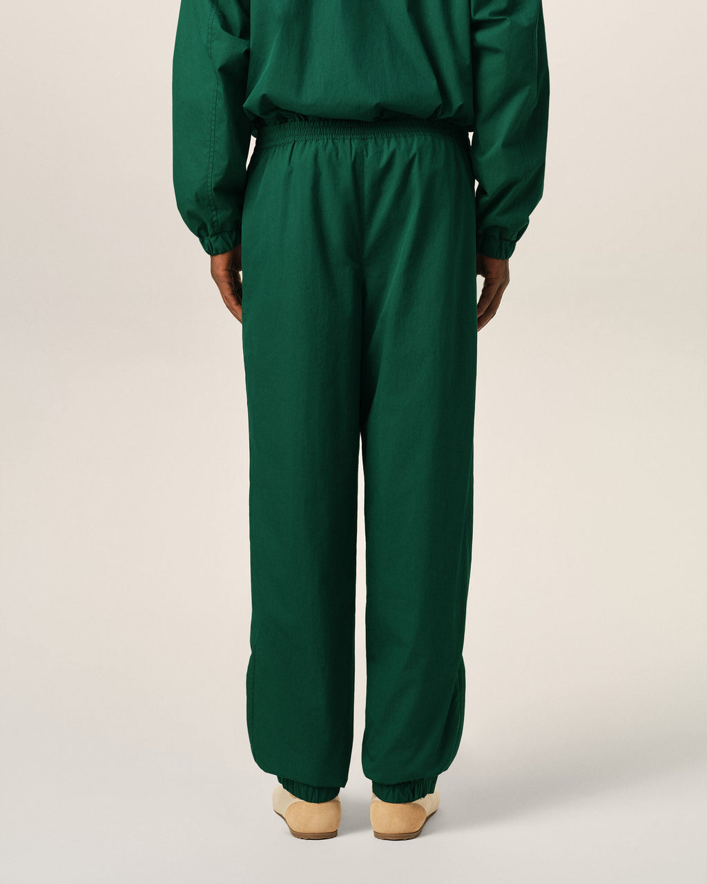 Green Cotton Ami De Coeur Trackpants